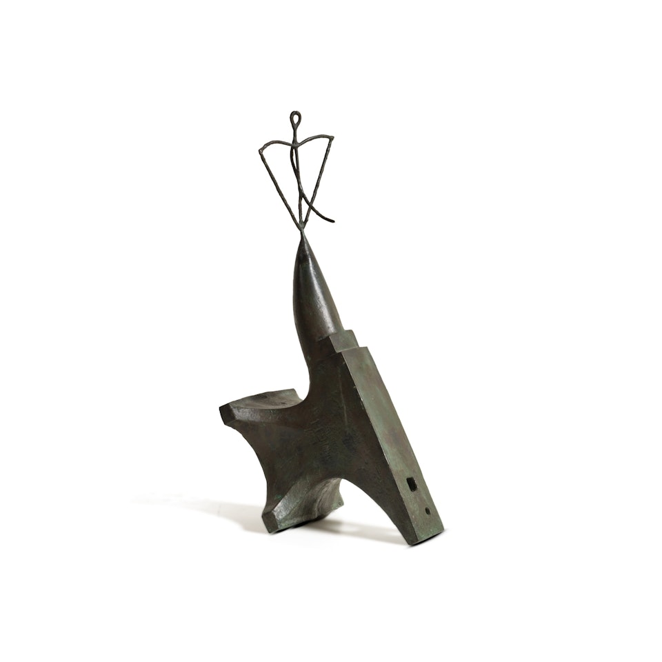 Pilgrim on Anvil by Barry Flanagan