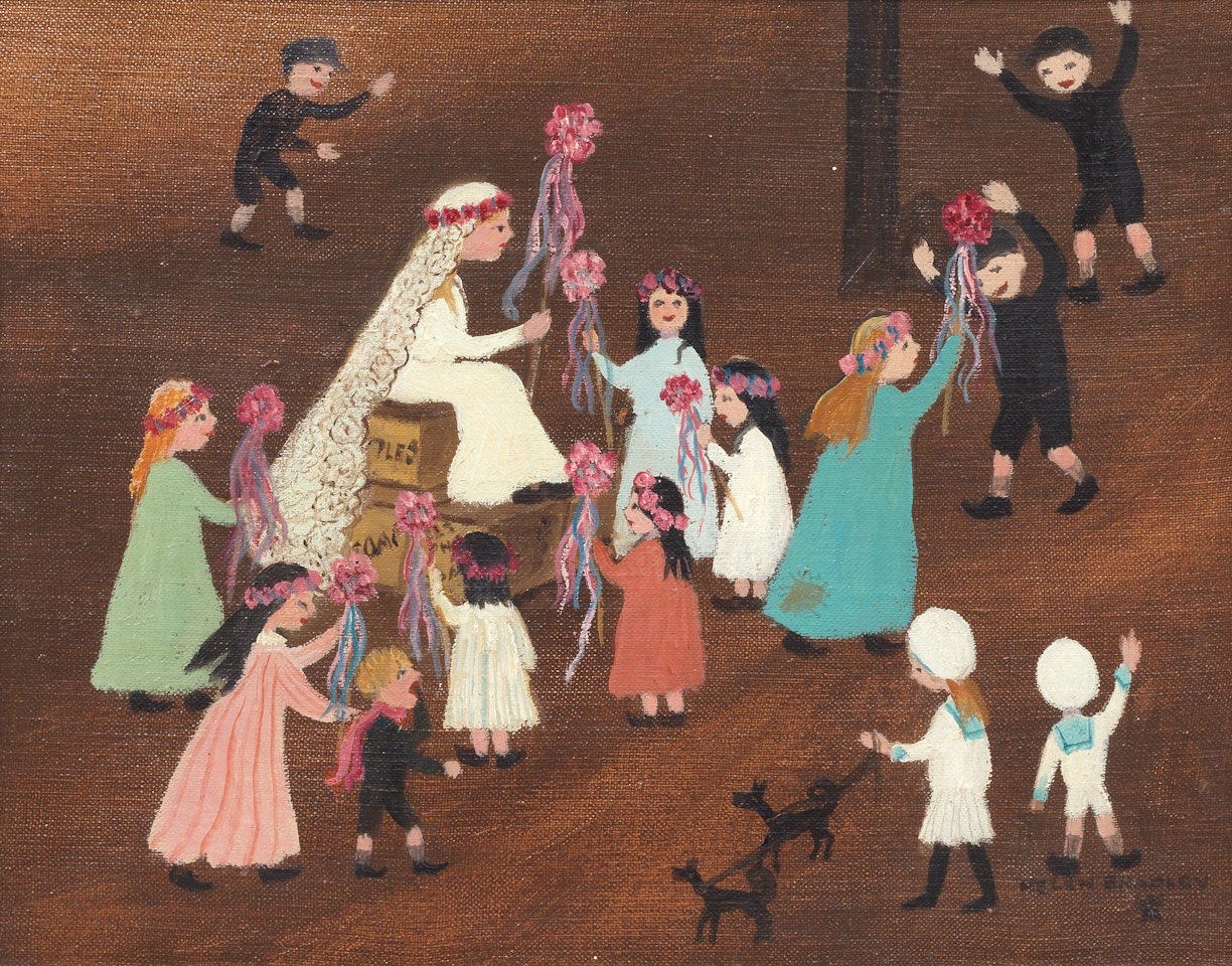 The May Queen by Helen Bradley