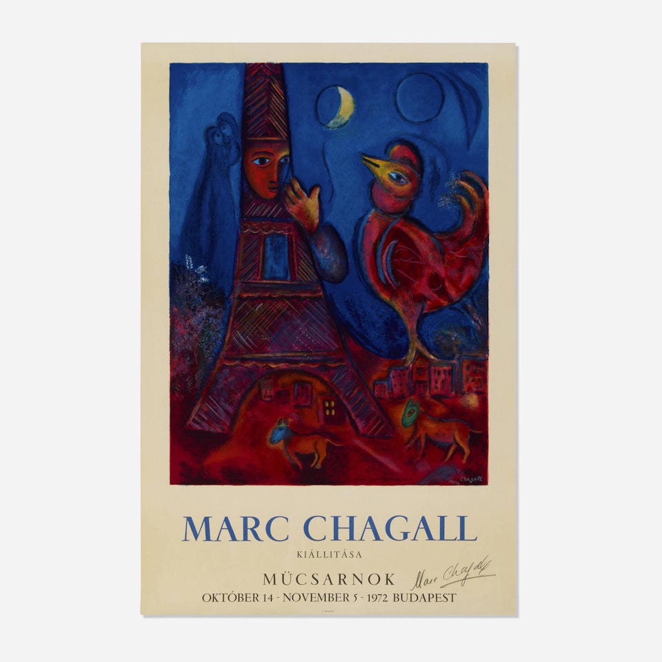 Bonjour Paris by Marc Chagall