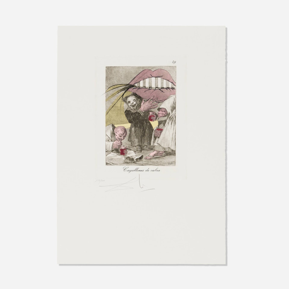 Duendecitos (from the Caprices de Goya de Dalí portfolio) by Salvador Dali