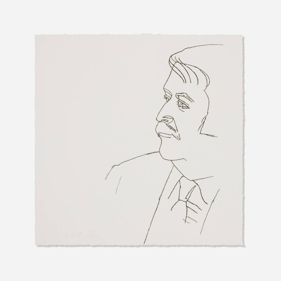 Seated Man by Alex Katz