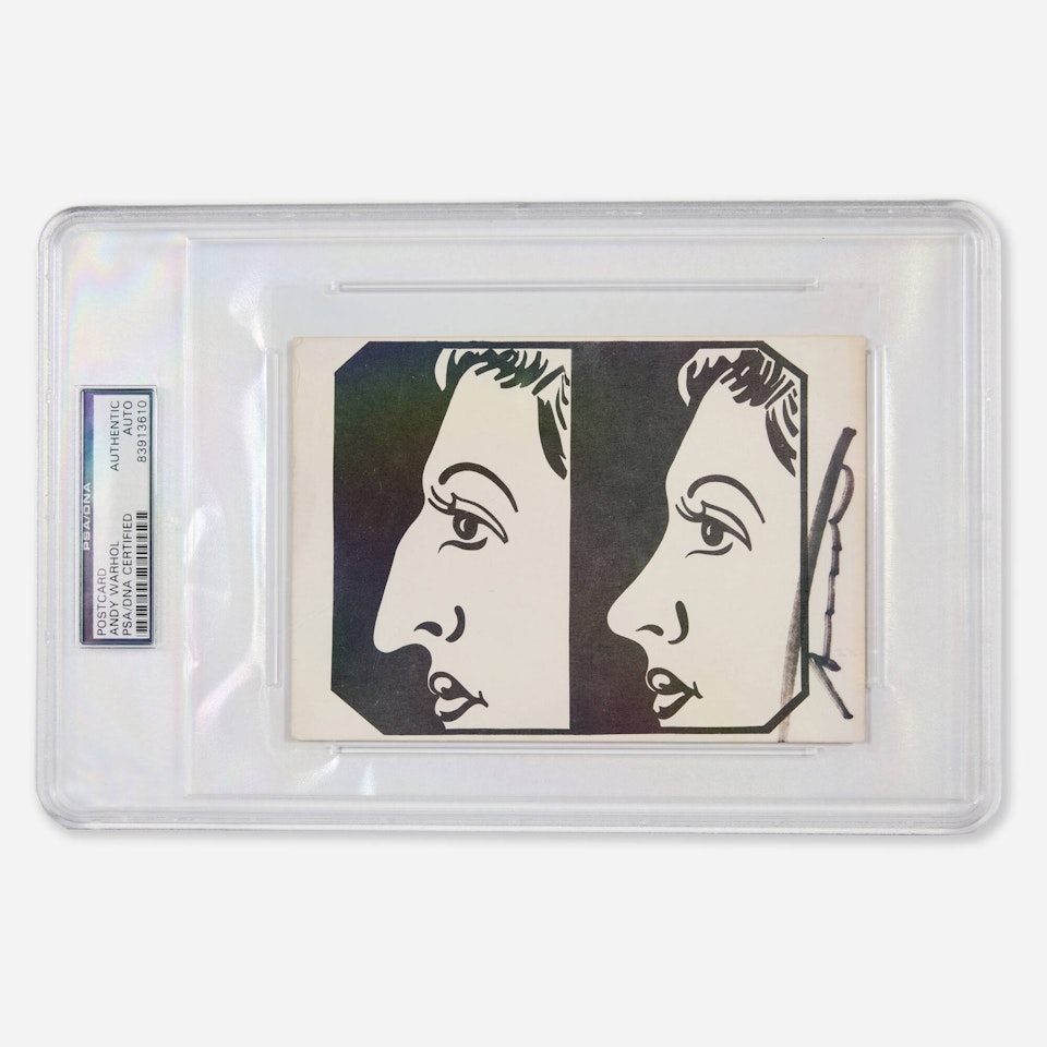 Before and After 3 signed postcard by After Andy Warhol