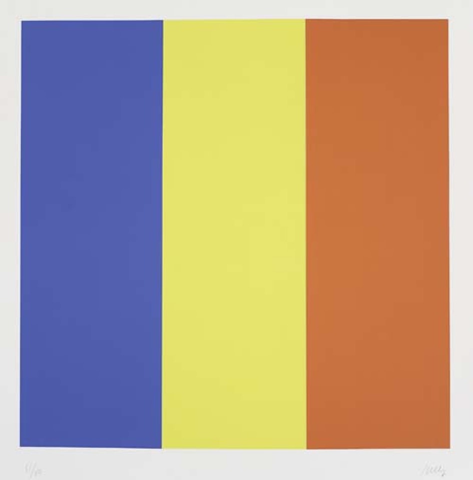 Blue/Yellow/Red by Ellsworth Kelly