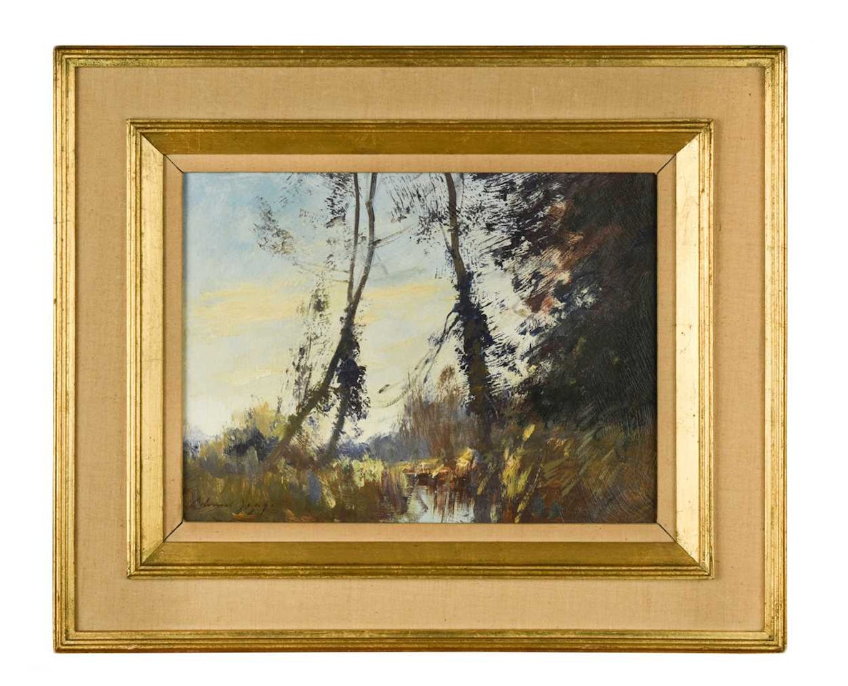 Trees on a Backwater - Norfolk by Edward Seago