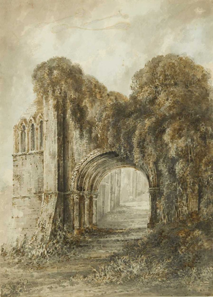 View of Lilleshall Abbey, Shropshire by English School