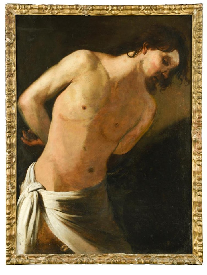 Christ at the Column by Italian School