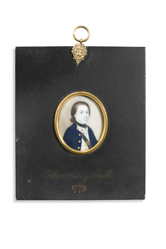 Portrait miniature of William Sidney Smith (1764-1840), later Admiral Sir Sidney Smith, at the age of fifteen wearing the uniform of a midshipman by English School