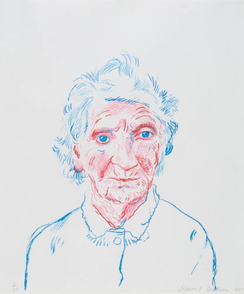 Portrait of Mother III by David Hockney