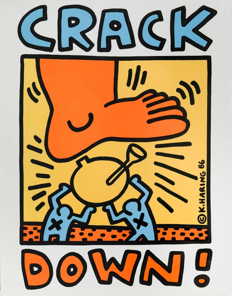 Crack Down! by Keith Haring