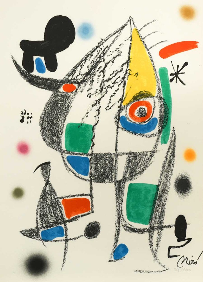 Maravillas Con Variaciones, number 20 by Joan Miró