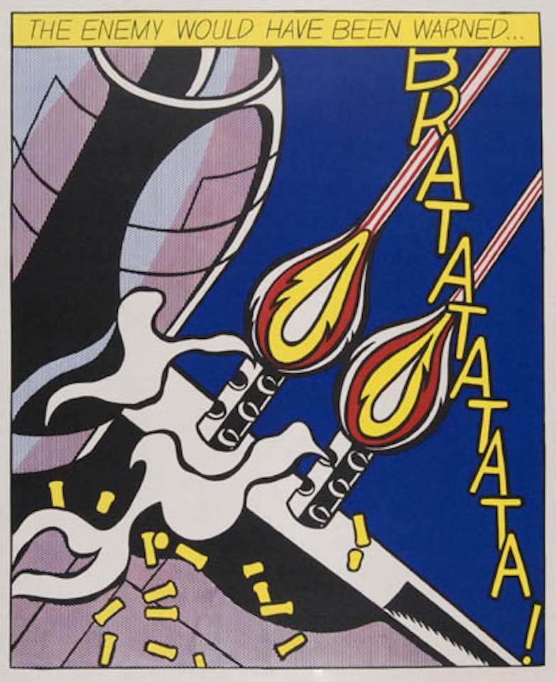 As I Opened Fire by Roy Lichtenstein