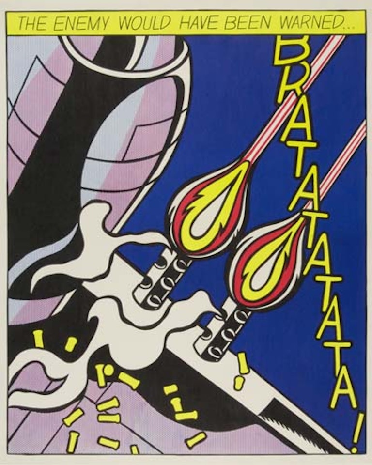 As I Opened Fire by Roy Lichtenstein