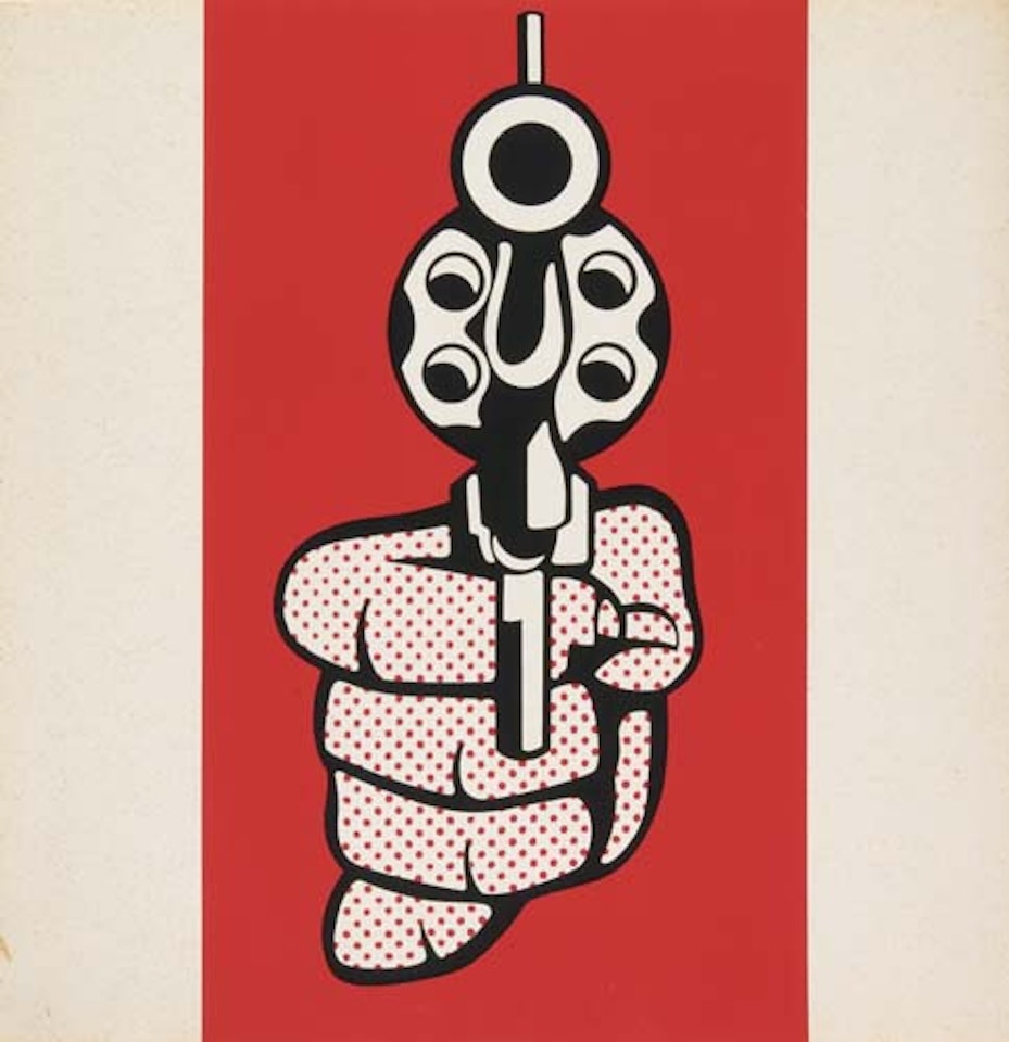 Hand with Gun by Roy Lichtenstein