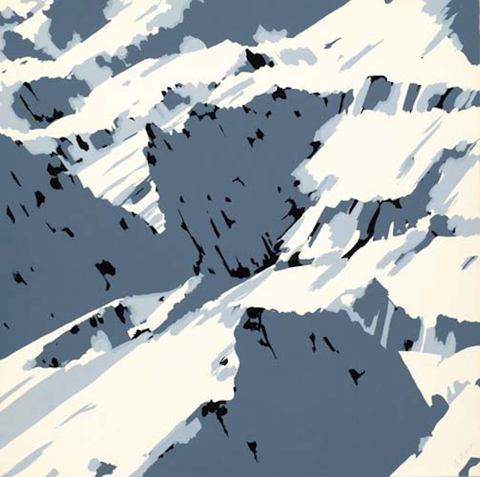 Schweizer Alpen I by Gerhard Richter