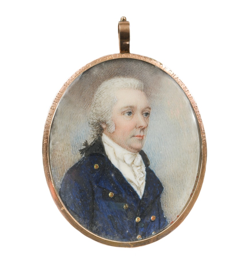Portrait miniature of William Dunn (d. 1831) by English School