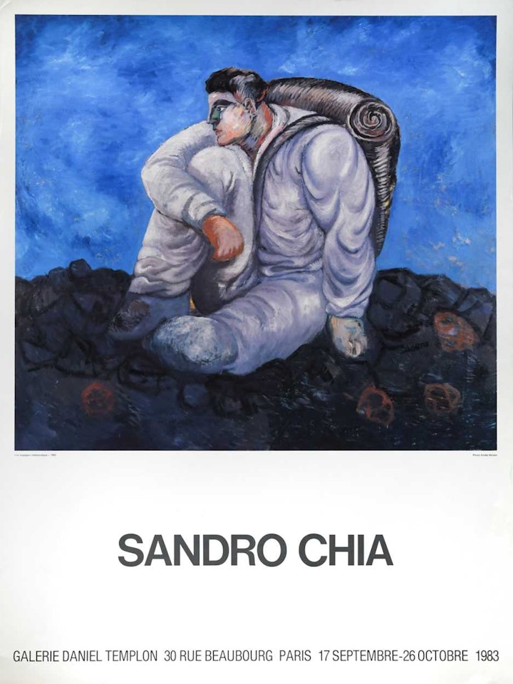 A group of three unframed exhibition posters for Galerie Daniel Templon; Frank Stella by Roy Lichtenstein