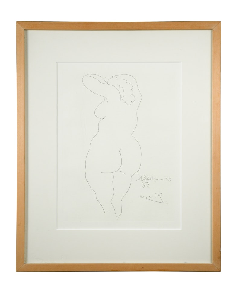 Femme vue de dos by Pablo Picasso