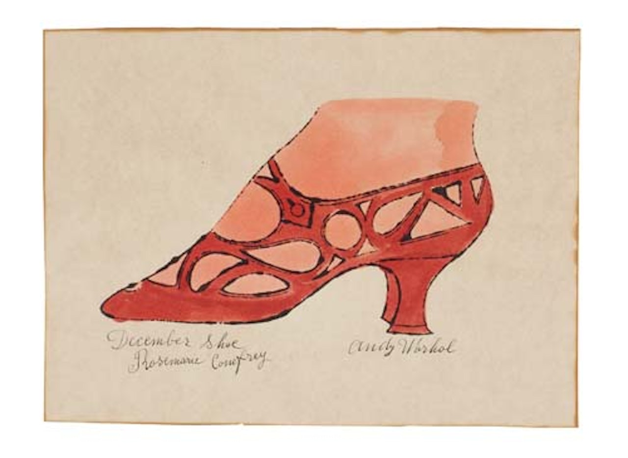 December Shoe by Andy Warhol