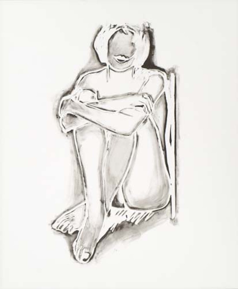 Monica Sitting Against the Wall by Tom Wesselmann