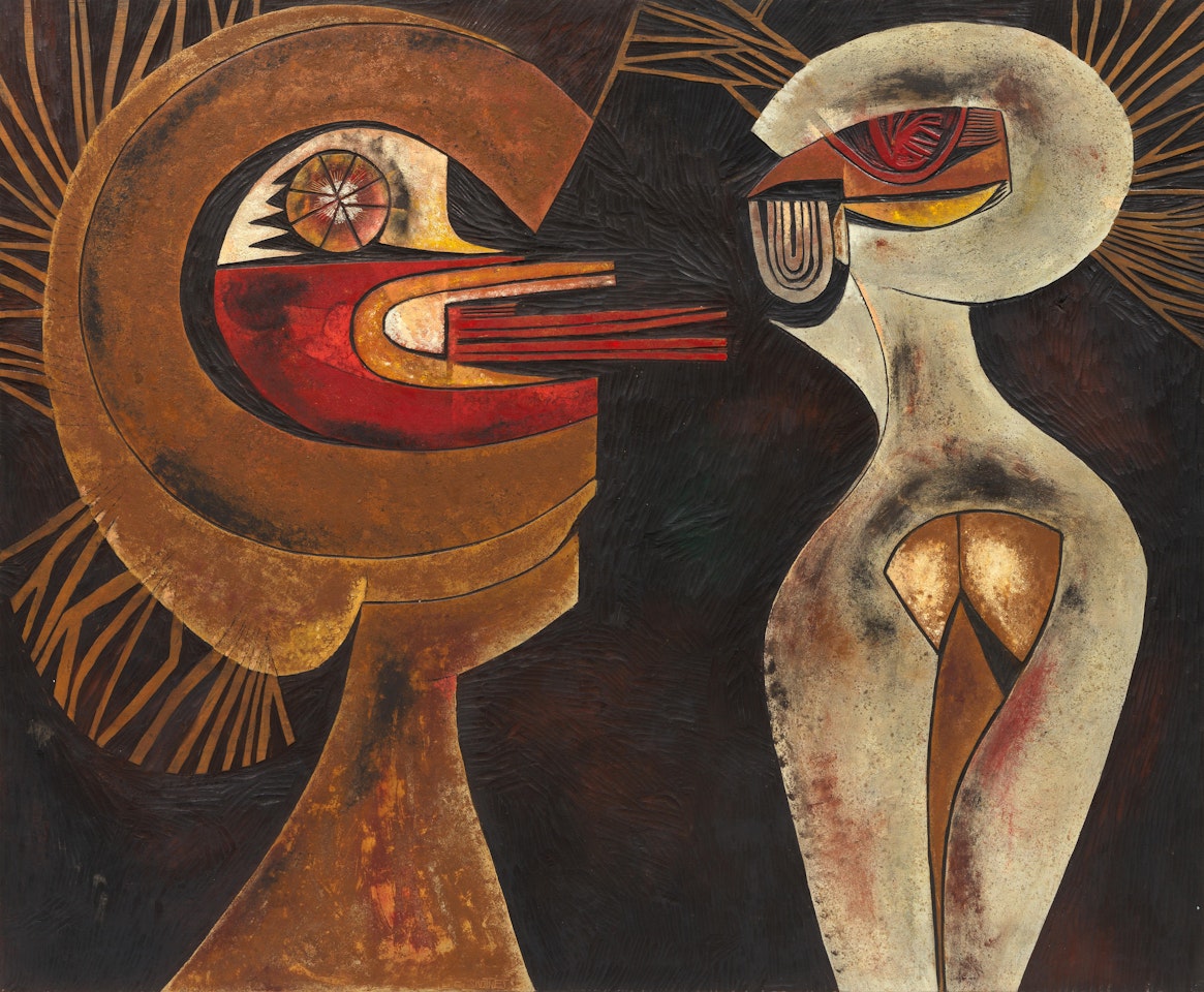 Saul and David by Cecil Skotnes