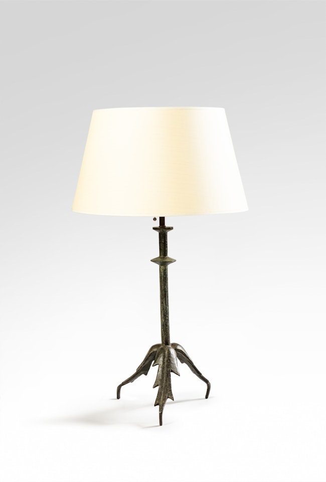 Trépied à Feuilles lamp by Alberto Giacometti