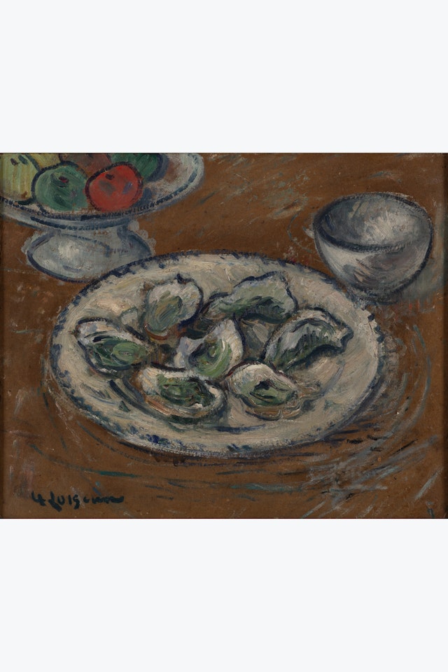 Nature morte aux huîtres by Gustave Loiseau