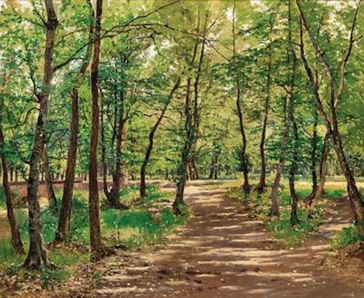 “Waldmotiv aus Lundenburg” by Theodor von Hörmann