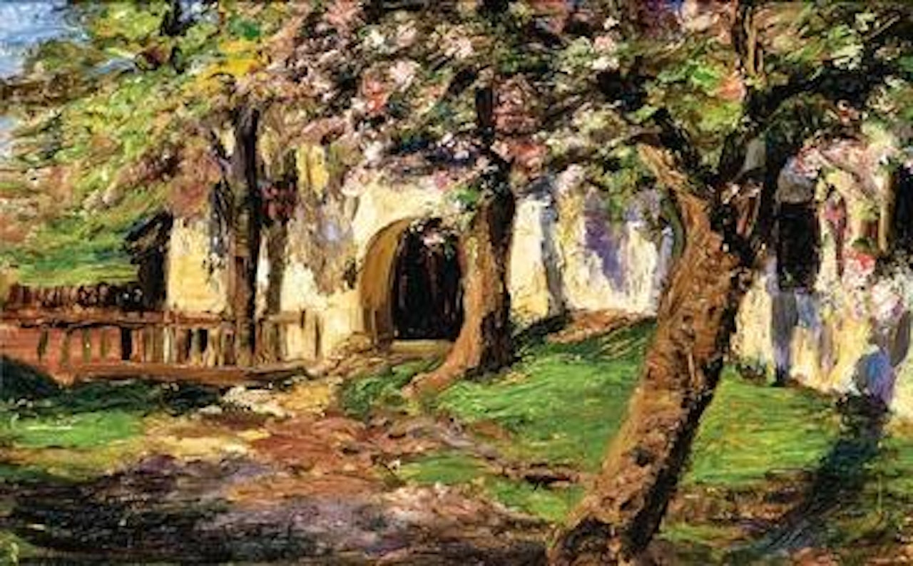 “Blühende Apfelbäume, Frühjahr 1906” by Olga Wisinger-Florian