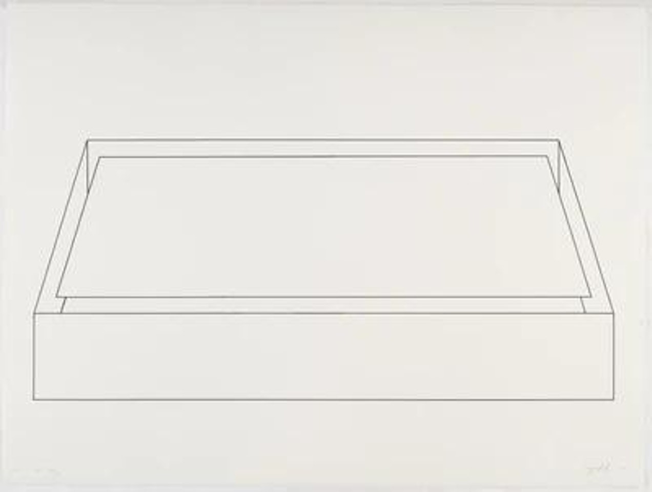 aus: "Hommage à Picasso" by Donald Judd