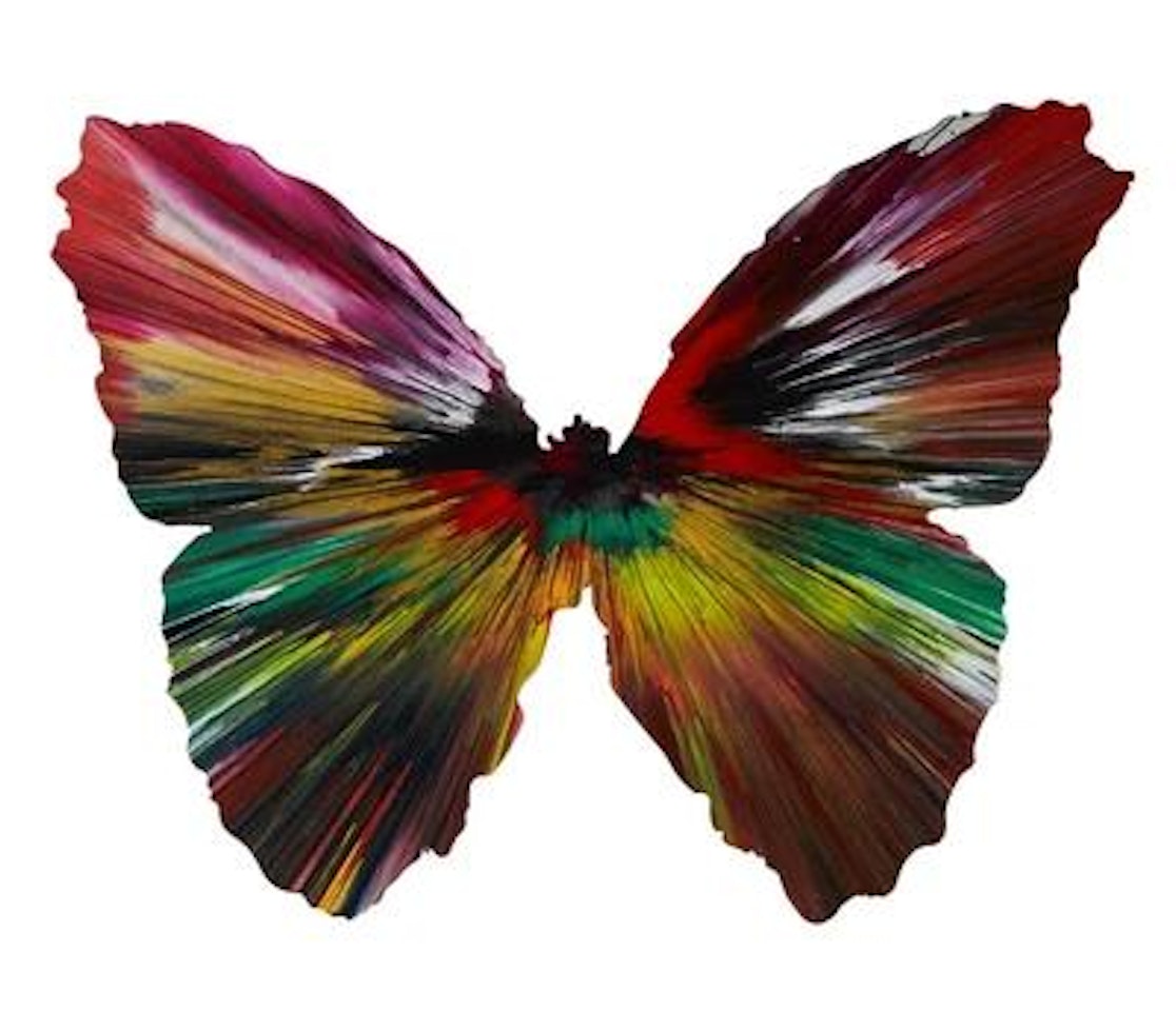 "Butterly Spin Painting" by Damien Hirst