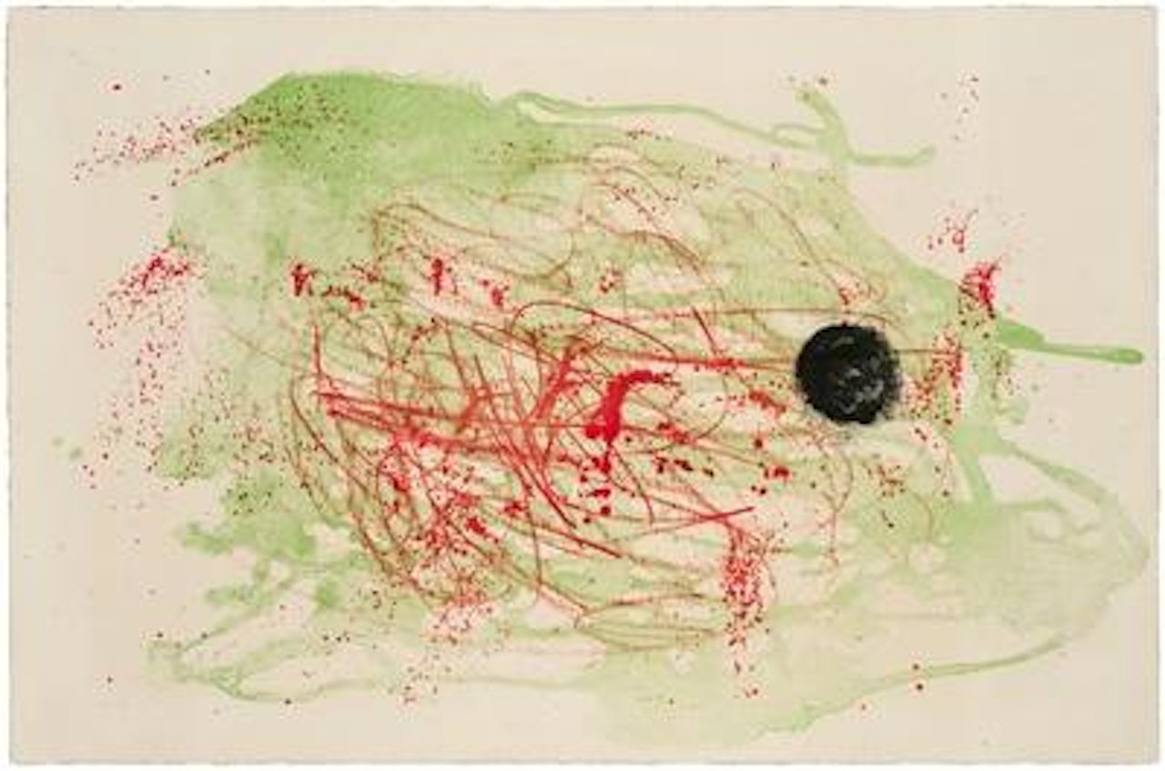 "Serie I, rouge et vert" by Joan Miró