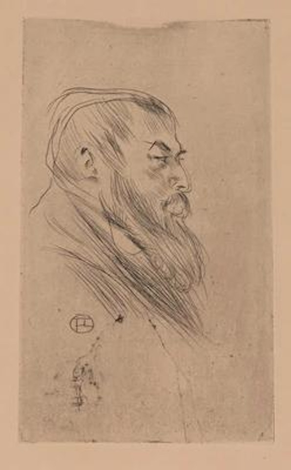 "Tristan Bernard" by Henri de Toulouse-Lautrec
