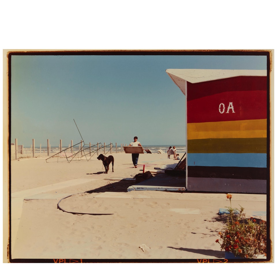 Riviera Romagnola (Rainbow Wall) (from "Paesaggio Italiano") by Luigi Ghirri