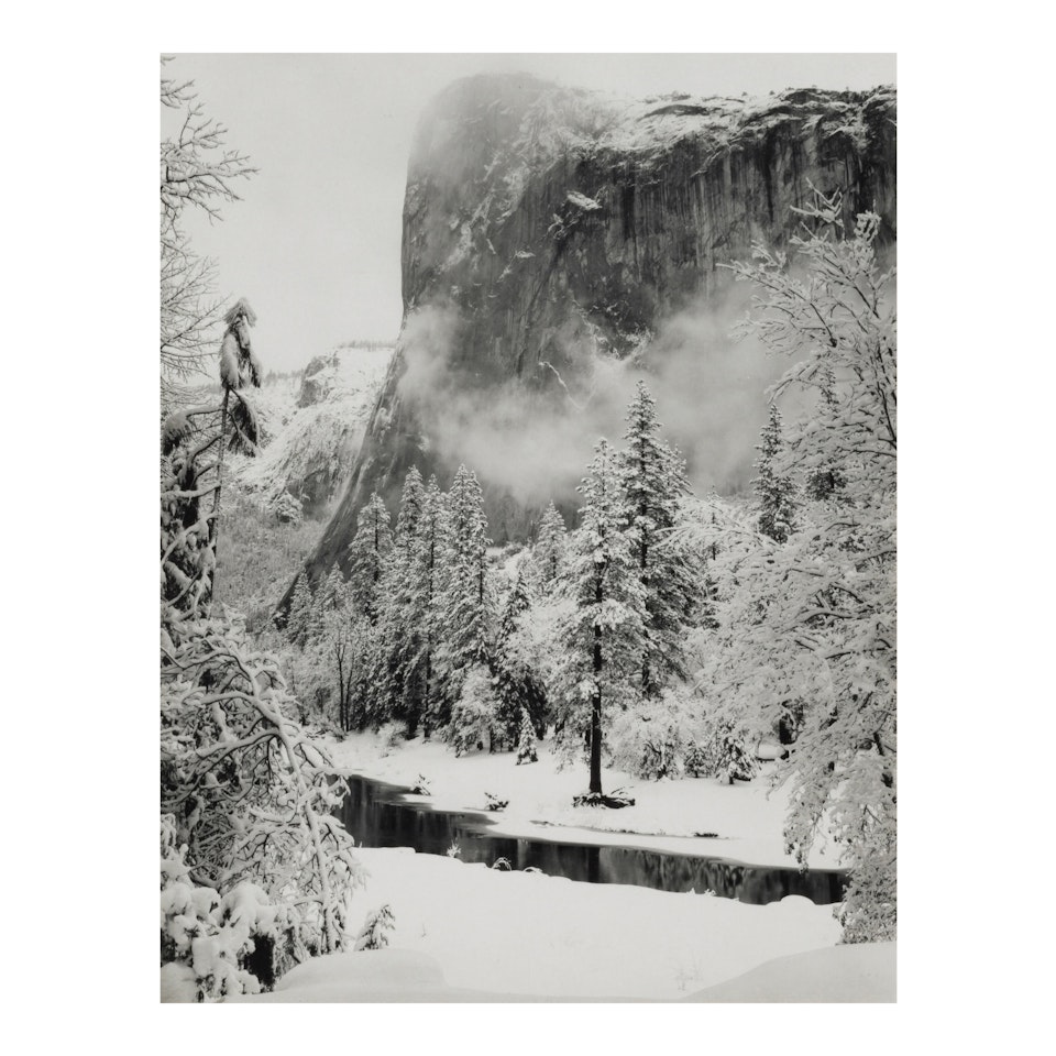 El Capitan, Winter, Yosemite National Park, California by Ansel Adams