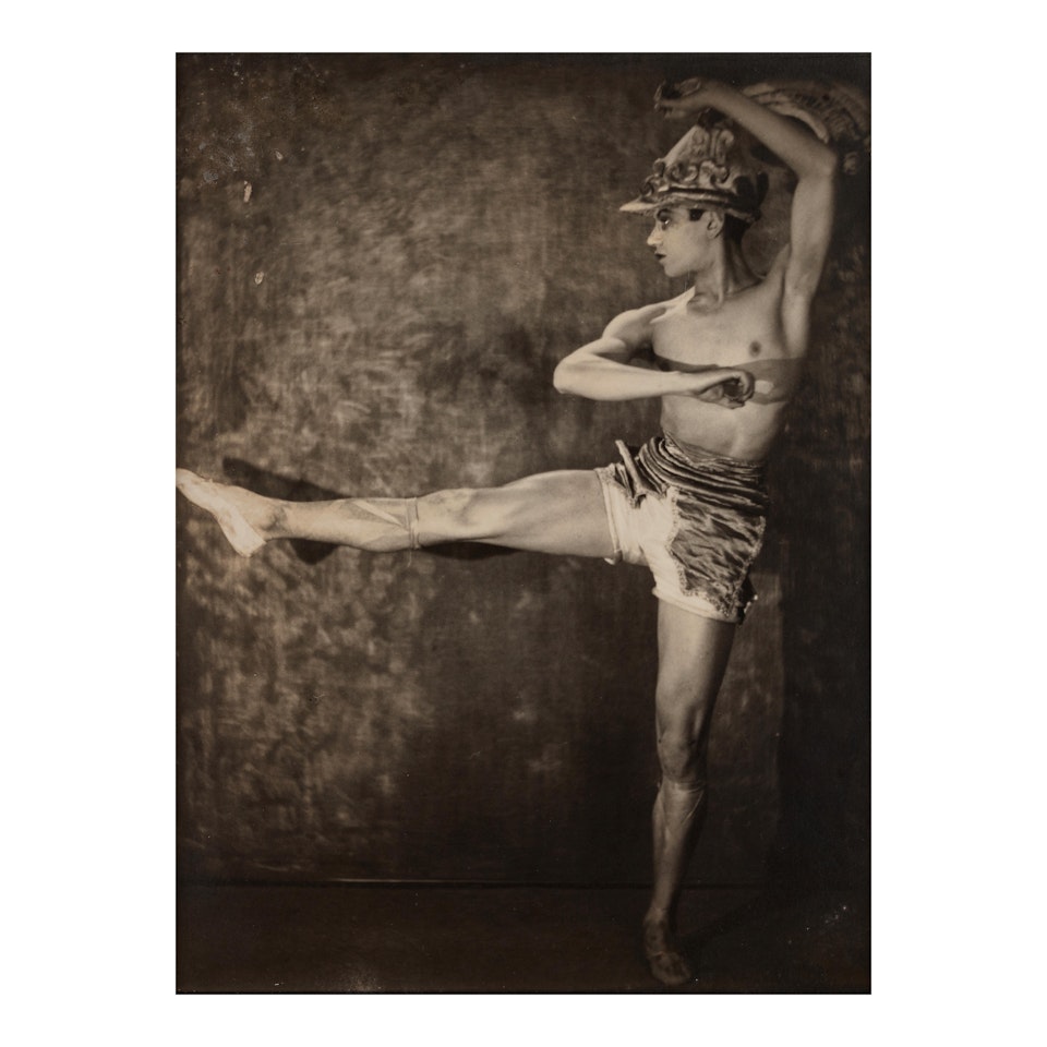 Serge Lifer as Zephyr (in "Zephyr and Flora") by Man Ray