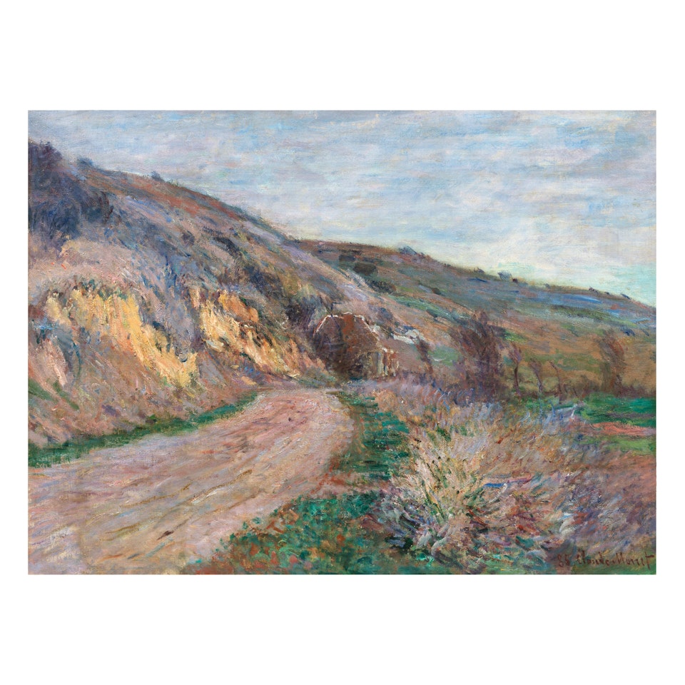 La route de Giverny by Claude Monet