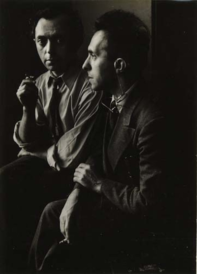 Moses and Raphael Soyer by Arnold Newman