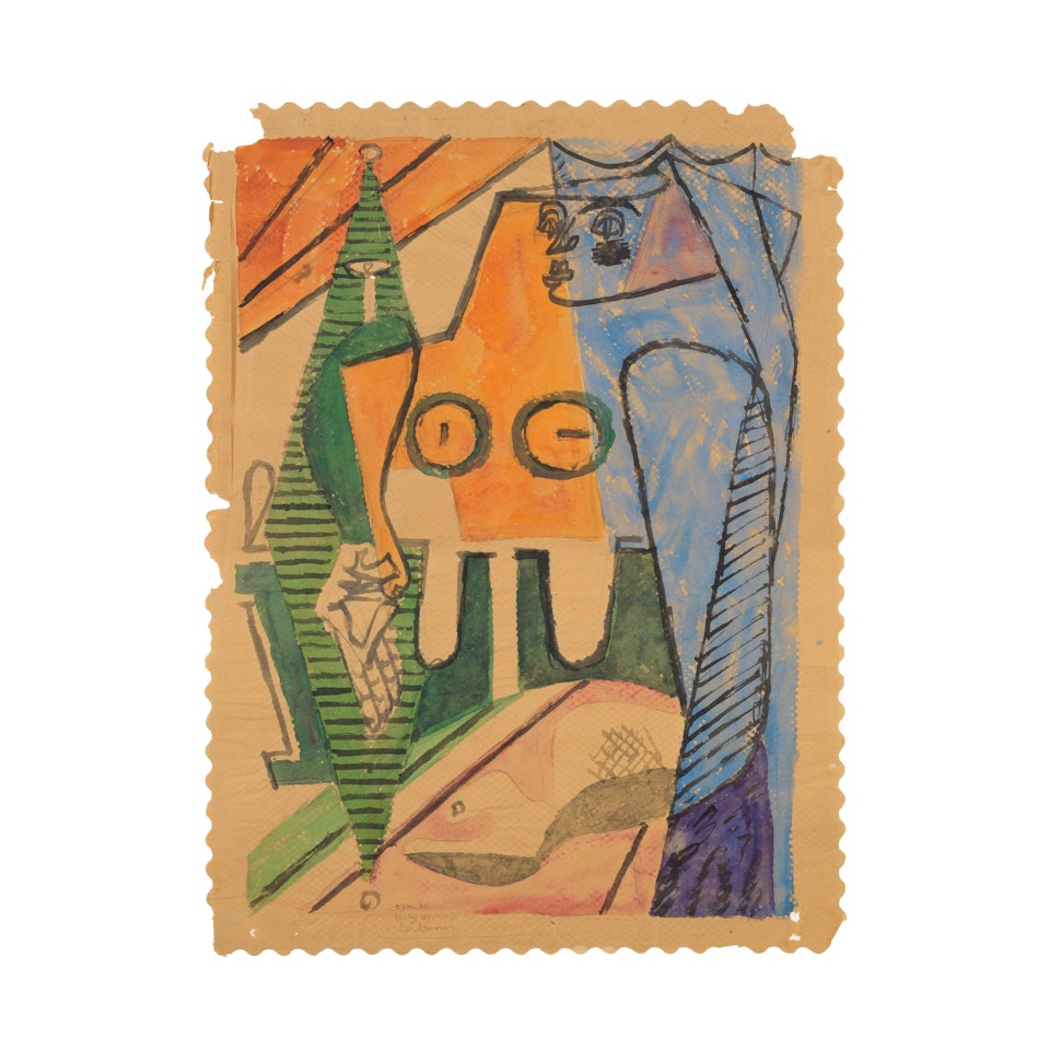 Femme assise, thème dit "La Pyrénéenne" by Le Corbusier
