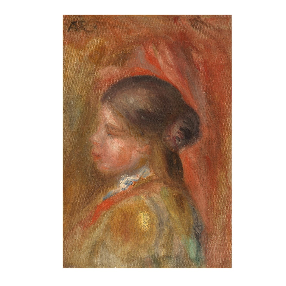 Tête de femme by Pierre-Auguste Renoir