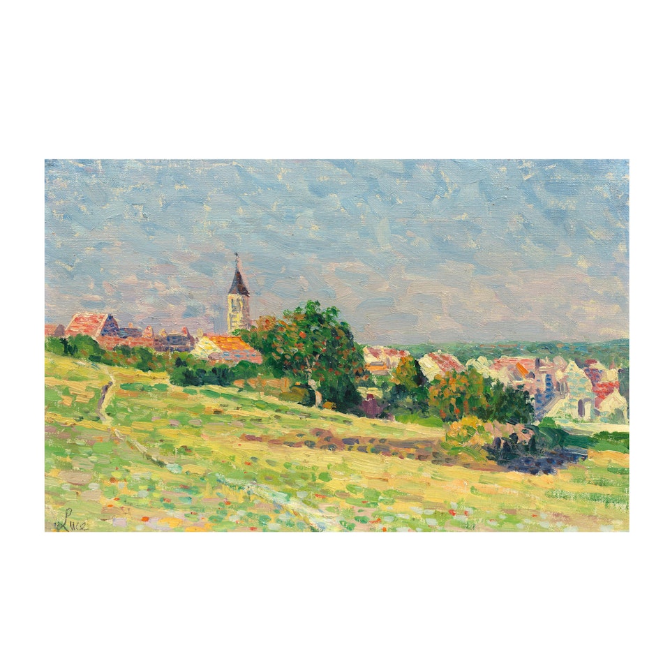 Vue de Méréville by Maximilien Luce