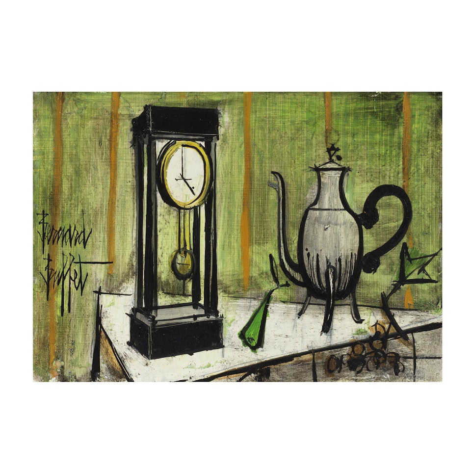 Nature morte à la pendule by Bernard Buffet
