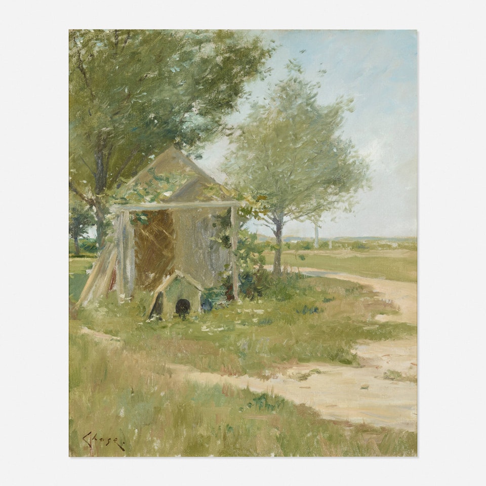 The Backyard, Shinnecock, Long Island by William Merritt Chase
