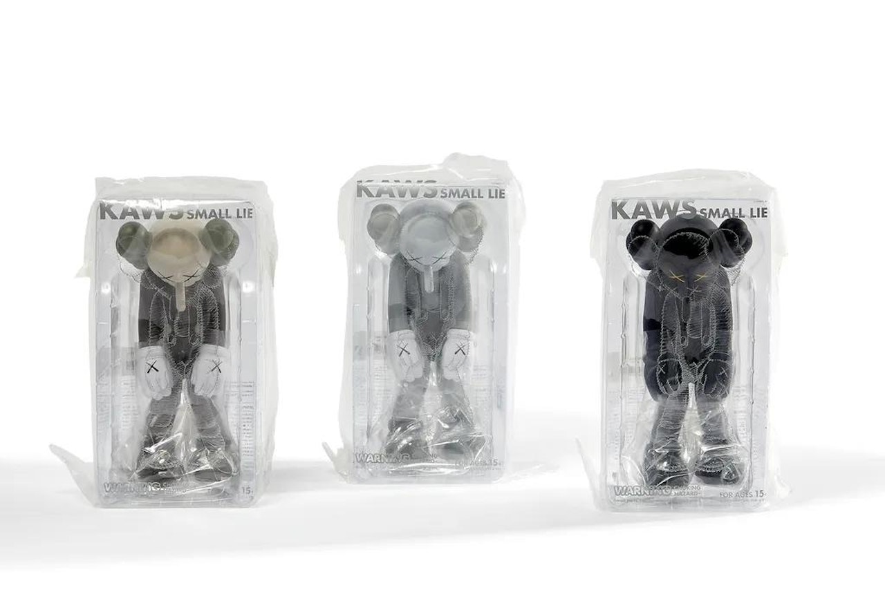 Small Lie (Grey - Brown - Black) by Kaws