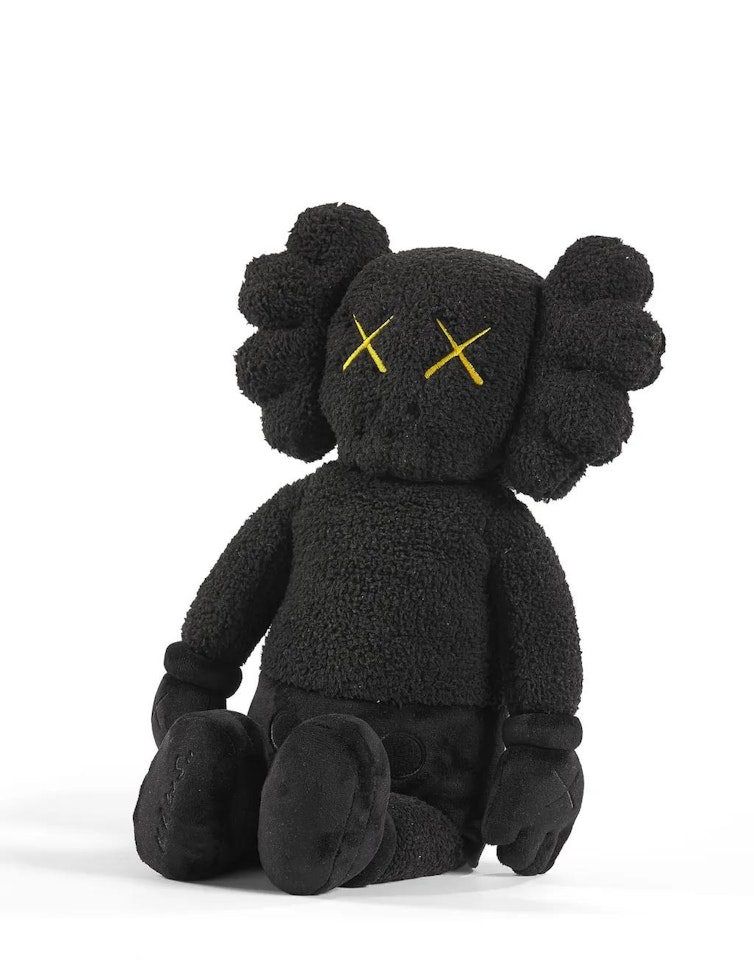Holiday, Hong Kong Limited 20" Plush (Black) by Kaws