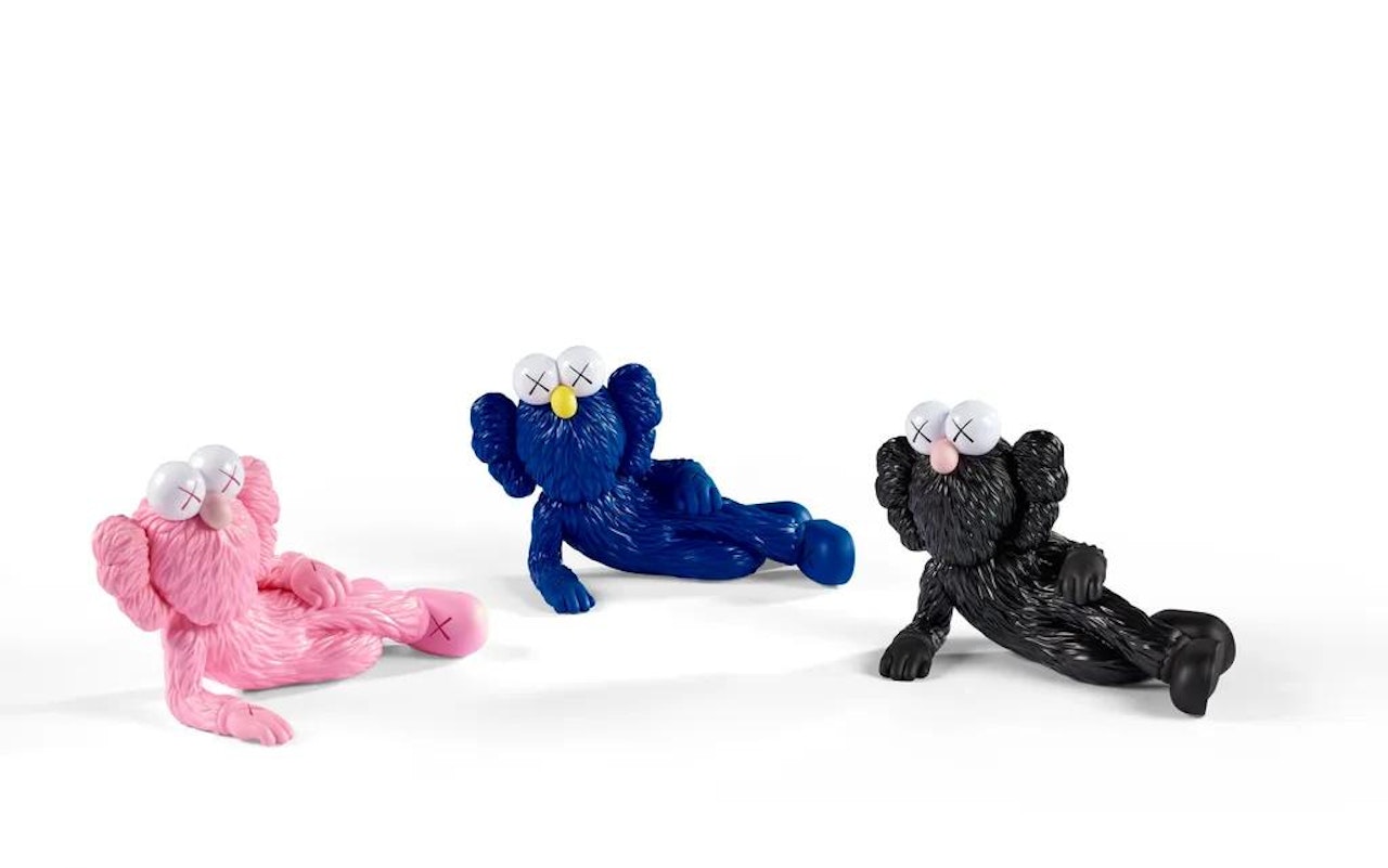 Set des 3 Time Off (Black-Pink-Blue) by Kaws