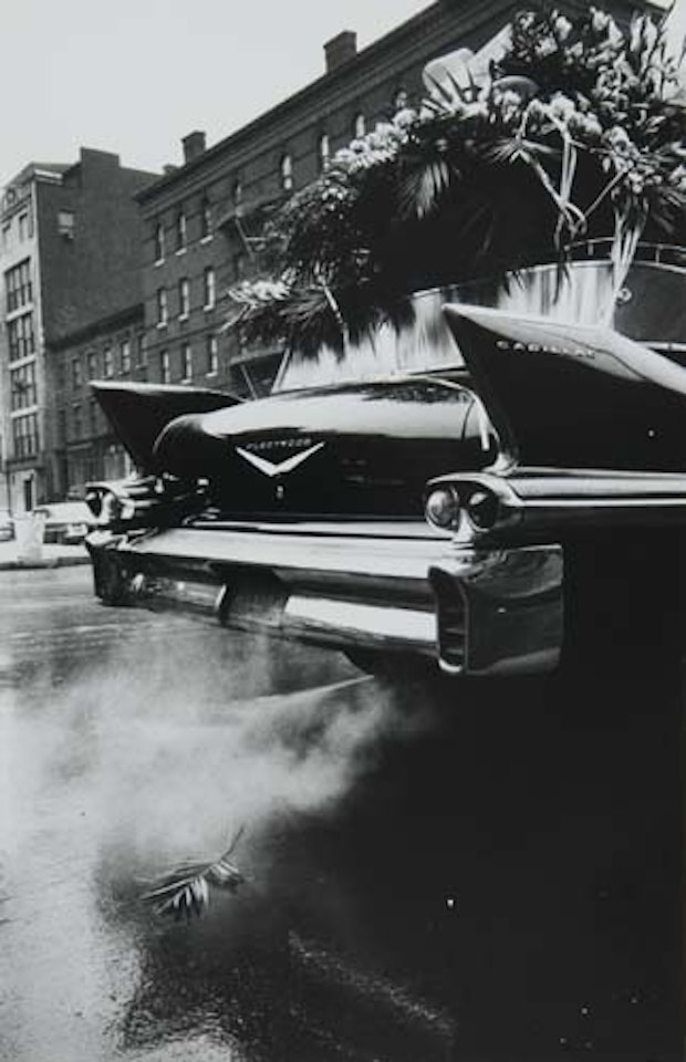 Cadillac hearse, New York City by Robert Frank