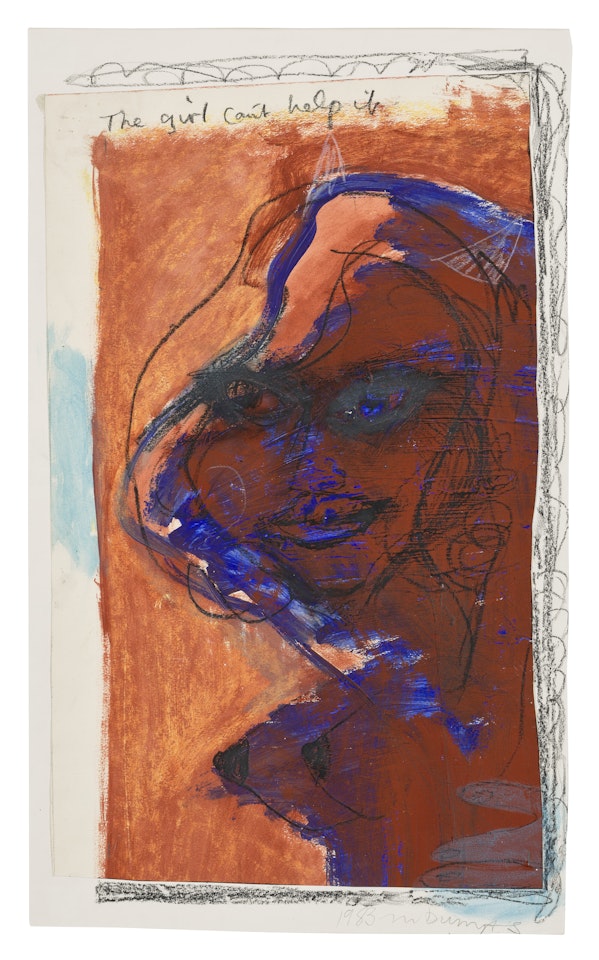 The girl can"t help it by Marlene Dumas