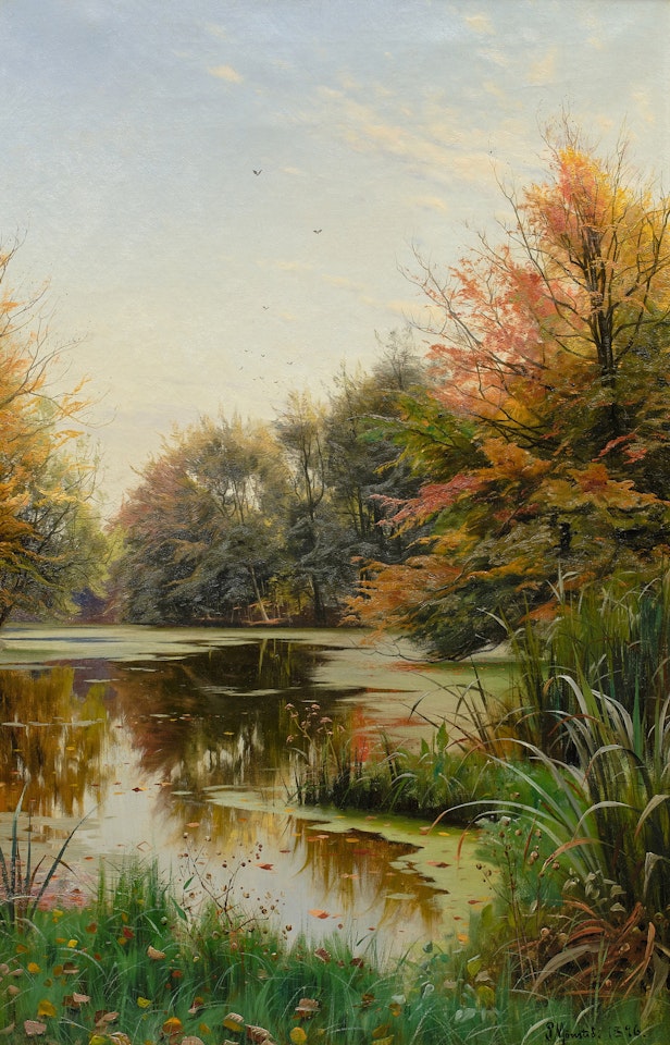 Wooded Landscape by Peder Mork Monsted