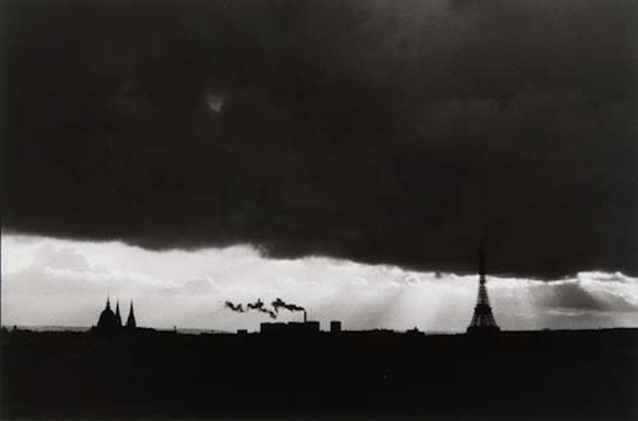 Paris (Eiffel Tower and Notre Dame). by Henri Cartier-Bresson