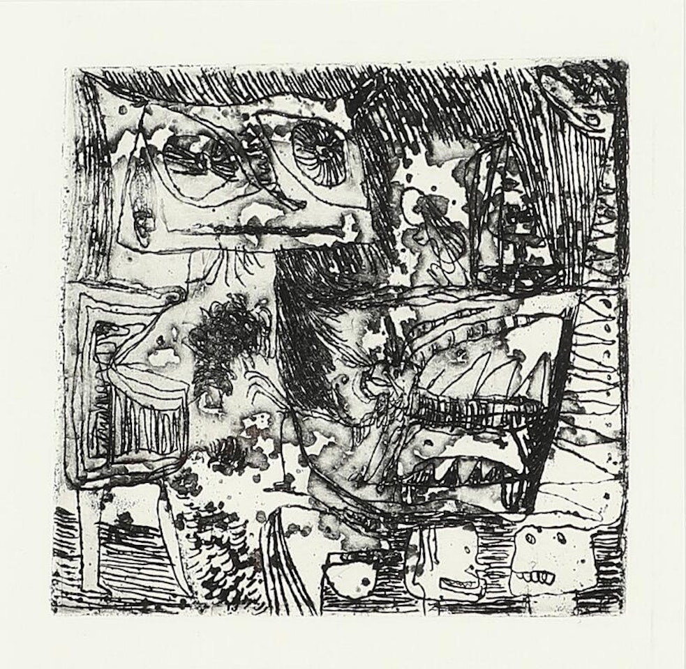 “La Mère des Mers”, “Vierge Obstinée” and “Passion Lugurbe” from the series “43 Radierungen” by Asger Jorn